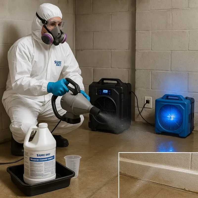 Sanitization and Odor Removal process in Union City, MI