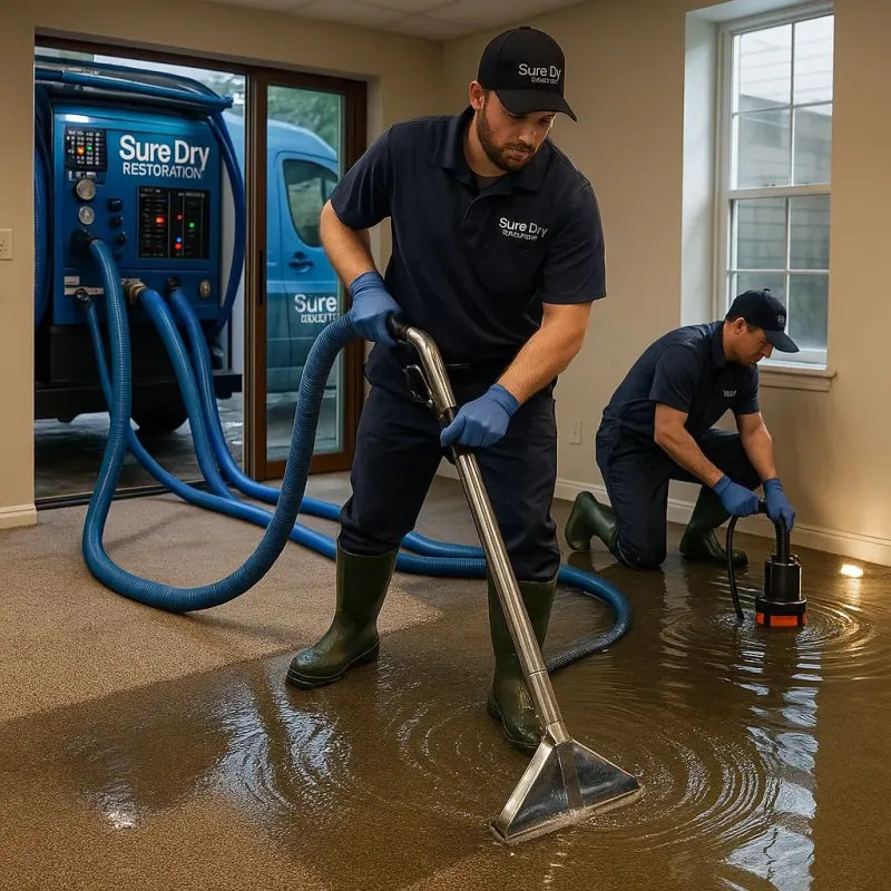 Water Extraction and Removal process in Union City, MI